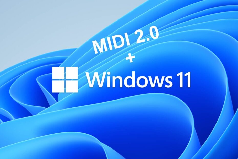 win 11 midi 2.0